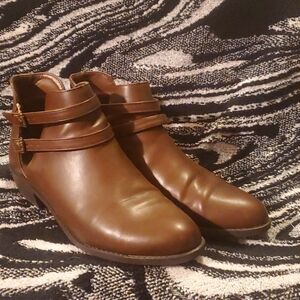 Brown Leather Ankle Boot